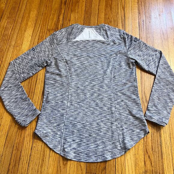 Zero Restriction Shirt Womens Medium Long Sleeve Heather Gray Golf Performance - Picture 3 of 9